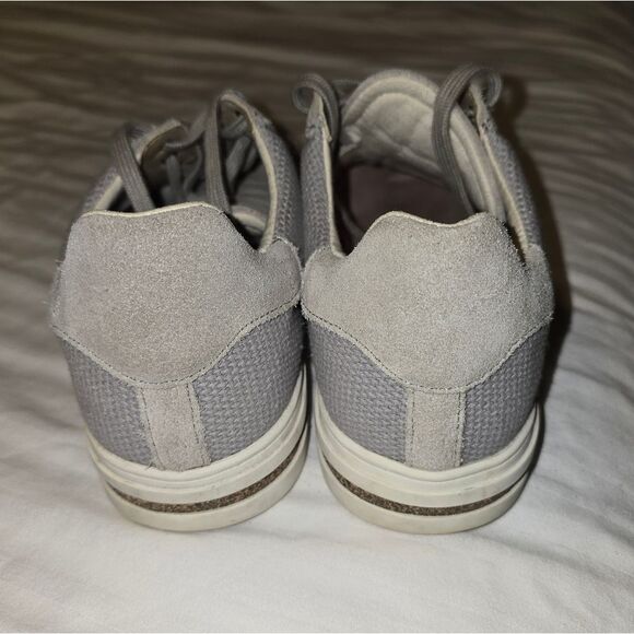 BIRKENSTOCK Bend Low suede leather sneakers shoes 39 US L 8 M6 Whale gray - Picture 4 of 8